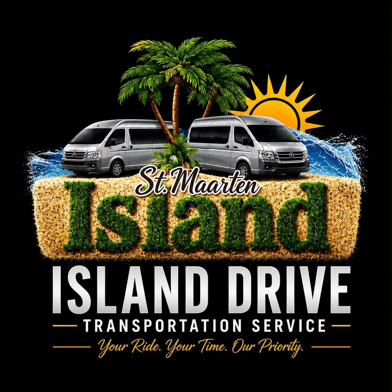 St. Maarten Island Drive Transportation Service logo